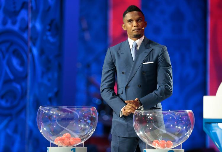 Som præsident for fodboldforbundet i Cameroun prøver Samuel Eto'o at gøre op med ulovlige spillere på ungdomslandsholdene. Foto: Ivan Sekretarev/Ritzau Scanpix