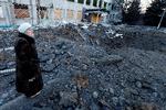  Missilangrebene fortsætter i Kramatorsk i det østlige Ukraine efter 36 timers russisk våbenhvile.    Foto: Clodagh Kilcoyne/Ritzau Scanpix