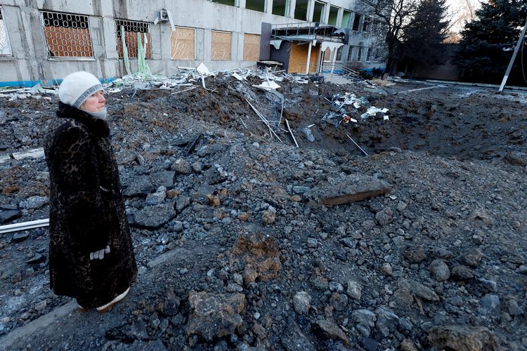  Missilangrebene fortsætter i Kramatorsk i det østlige Ukraine efter 36 timers russisk våbenhvile.    Foto: Clodagh Kilcoyne/Ritzau Scanpix