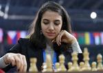  Sara Khadem har en rating på 2.490, hvilket placerer hende som en beskeden nummer 772 på verdensranglisten.  Foto: Pavel Mikheyev/Ritzau Scanpix