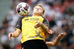 En af   Casper Tengstedt sidste kampe for AC Horsens var 1-0-sejren mod FC København i juli 2022.  Foto: Jens Dresling