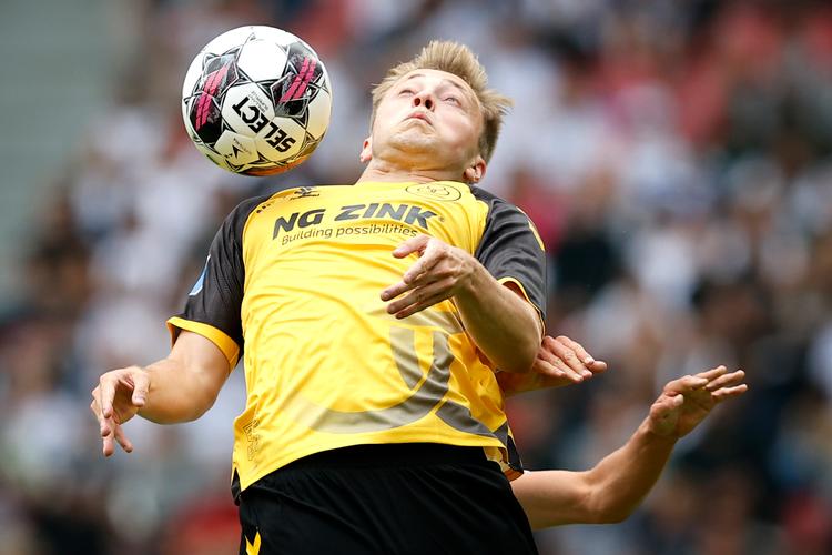 En af   Casper Tengstedt sidste kampe for AC Horsens var 1-0-sejren mod FC København i juli 2022.  Foto: Jens Dresling