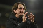Thomas Frank har været cheftræner i Brentford siden 2018, hvor han blev forfremmet fra sin rolle som assistenttræner, som han havde haft siden 2016. Foto: Adrian Dennis/Ritzau Scanpix