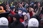     Over 35.000 aktivister har deltaget i weekendens demonstrationer mod brunkulminen i Lützerath, som krævede 15.000 betjentes indsats. Foto: Ina Fassbender/Ritzau Scanpix