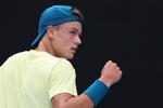 Det var første gang, Holger Rune vandt en kamp ved Australian Open. Sidste år tabte han i 1. runde.  Foto: Martin Keep/Ritzau Scanpix
