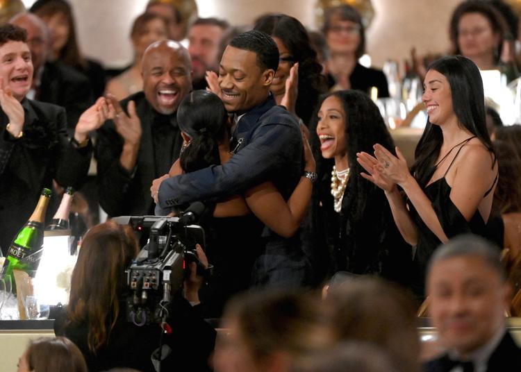Skuespiller Tyler James Williams ved Golde Globe-uddelingen. Foto: Stewart Cook for the Hfpa/Ritzau Scanpix