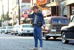 Marty McFlys (Michael J. Fox) hjemby Hill Valley som en reference til den ikoniske tale Reagan holdt under sin valgkampagne i 1980, hvor han glorificerer fortidens USA som 'City on a Hill’. Foto: Mary Evans/Universal Foto: Mary Evans/af Archive/universal/Ritzau Scanpix