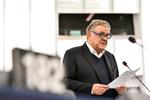 Den tidligere EU-parlamentariker Pier Antonio Panzeri har indgået en aftale med belgisk politi, som til gengæld har lovet ham en mildere straf for sin rolle i den omfattende korruptionssag, der har rystet EU. Foto: Marc Dossmann/Ritzau Scanpix