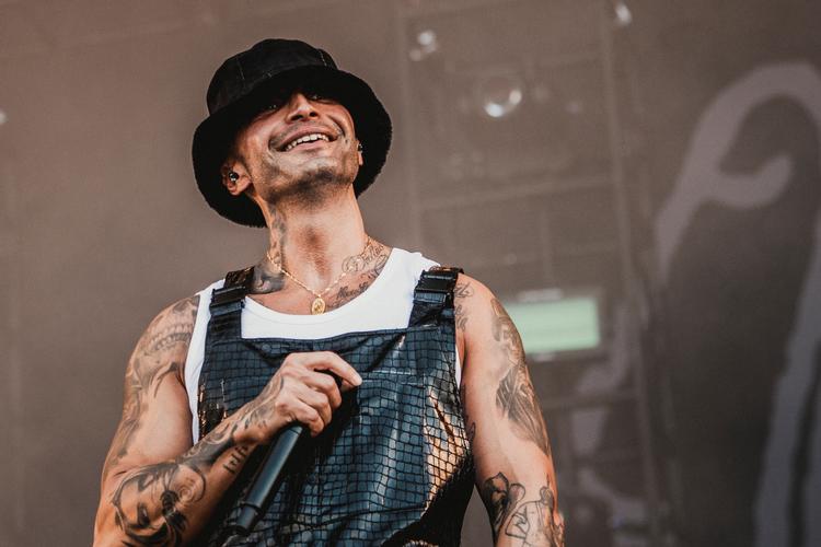  Burhan G fotograferet sidste sommer  på Tinderbox Odense.  Foto: Helle Arensbak/Ritzau Scanpix