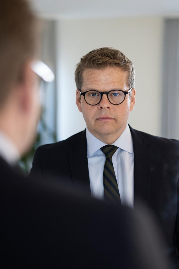 Anders Langballe har i dag en helt anden tilgang til arbejdet på Christiansborg, end da han var politiske redaktør på TV 2. Som særlig rådgiver vil han ikke bidrage til mediehysteriet Foto: Gregers Tycho/Gregers Tycho