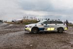 Politi på campingområdet under Roskilde Festival i 2022.  Arkivfoto Per Lange