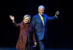 Hillary og Bill Clinton har begge udgivet thrillere sammen med andre, men analyser viser, at den ene halvdel af parret har bidraget med mere til sine bøger. Og det er ikke ekspræsidenten, kan vi afsløre. Foto: Erik Kabik Photography/ Mediapun/Ritzau Scanpix