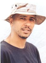     Slahi Houbeini fotograferet på Guantanamo-basen i Cuba, hvor han sad interneret i 14 år og efter eget udsagn blev tortureret både fysisk og psykisk.   Foto: Icrc