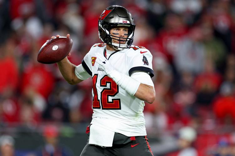 Tom Brady sluttede karrieren hos Tampa Bay Buccaneers. Foto: Mike Ehrmann/Ritzau Scanpix