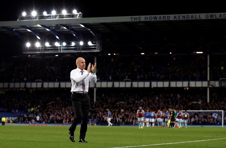 »Jeg tror ikke, de ved, hvordan man vinder«, sagde Sean Dyche til spillerne, da han sidste år mødte Everton som chef for Burnley. Nu skal han selv redde Everton. Foto: Phil Noble/Ritzau Scanpix