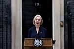Der gik 44 dage, fra Liz Truss blev premierminister, til hun fratrådte igen. Nu er der gået 100 dage mere, og nu fortæller hun om sin tid.  Foto: Henry Nicholls/Ritzau Scanpix