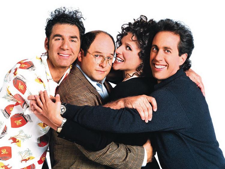 Det oprindelige cast til den populære komedieserie Steinfeld, der blev sendt for første gang 5 juli 1989.    Foto: Sony Pictures Television