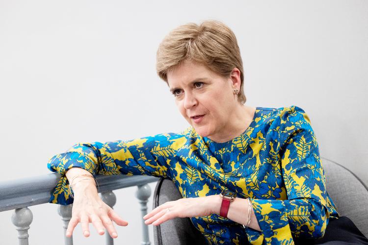 Skotlands førsteminister Nicola Sturgeon fotograferet, da hun sidste år besøgte København. Hun kæmper for skotsk selvstændighed, som formentlig har lange udsigter, og nu stopper hun som skotsk leder.   Foto: Thomas Borberg