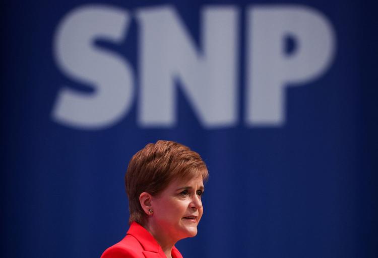 Nicola Sturgeon, førsteminister i Skotland. Foto: Russell Cheyne/Ritzau Scanpix