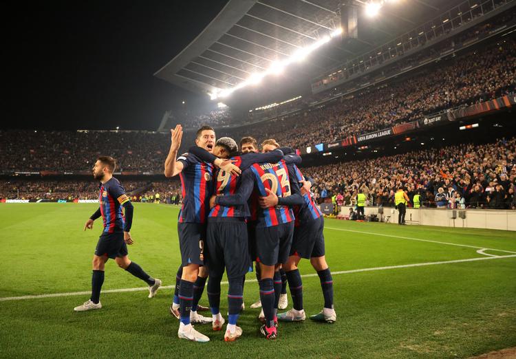  Et fyldt Camp Nou kan nu igen juble over masser af mål og sejre i den hjemlige La Liga.  Foto: Nacho Doce/Ritzau Scanpix