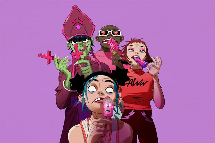 Bare rolig, det hele ender godt til sidst, lyder det på Gorillaz' nye plade. Det lyder bare ikke som om, det er noget de selv tror på. Pr-foto Foto: Pr-foto