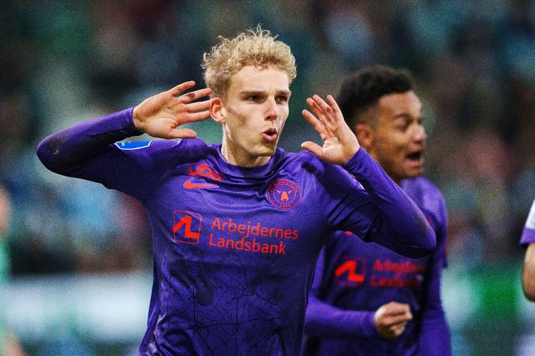 Gustav Isaksen har været tilknyttet FCM siden 2016.  Foto: Bo Amstrup/Ritzau Scanpix