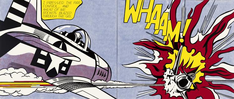 Blandt andet forsøgte den spanske samler at fælge en forfalskning af Roy Lichtenstein-værker 'Whaam!'. Foto: Lichtenstein,roy/Tate, / Tate Images