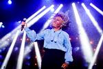 Maria Bramsen,  der optræder med Ray Dee Ohh,  Smukfest 2019. Hun fylder 60 år i dag. Foto: Per Lange // Fast Freelance EB