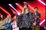 Sofie Linde ses her under det første  liveshow i den nye sæson af 'X Factor'. Foto: Martin Sylvest/Ritzau Scanpix