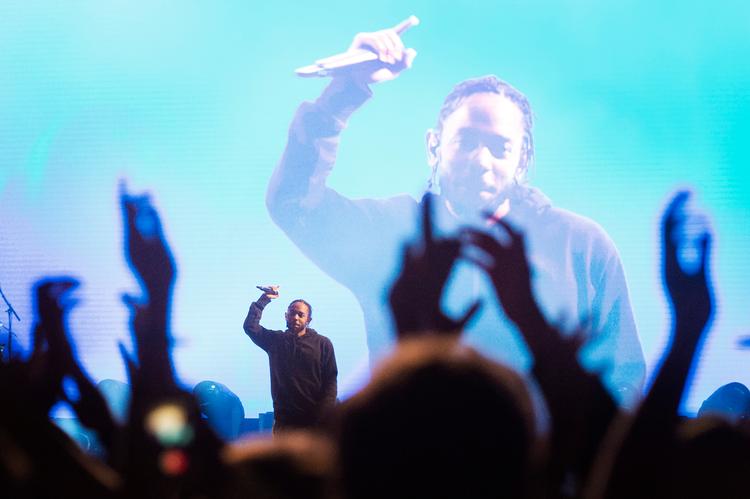 Kendrick Lamar på Smukfest i 2018. Foto: Olivia Loftlund