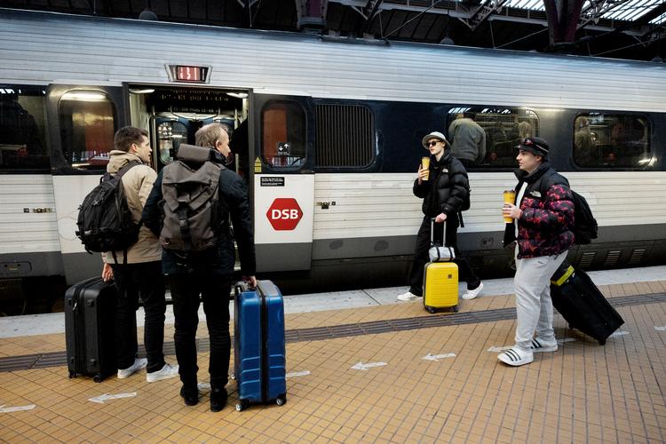 Over hele landet tager flere og flere gymnasieklasser nu toget, når de skal på rejse i udlandet. Foto: Thomas Borberg