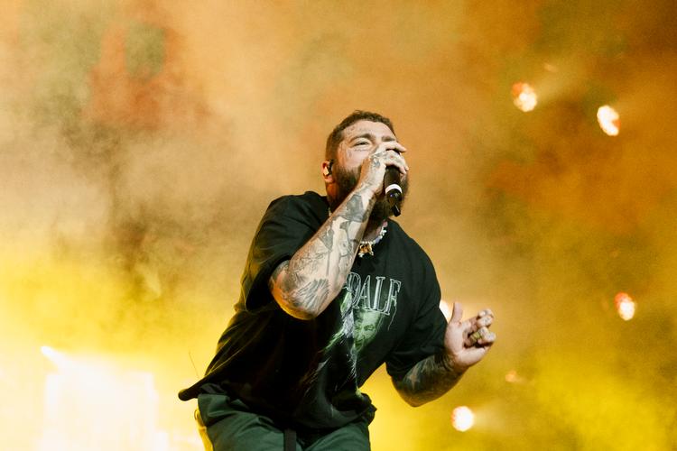 Post Malone optrådte på Orange Scene i 2022.  Foto: Marcus Emil Christensen