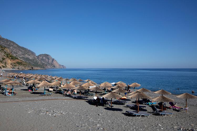 Græske øer som Kreta på billedet, Mallorca og Cypern ser ud til at blive sommerens mål for danske charterturister. Foto: Finn Frandsen