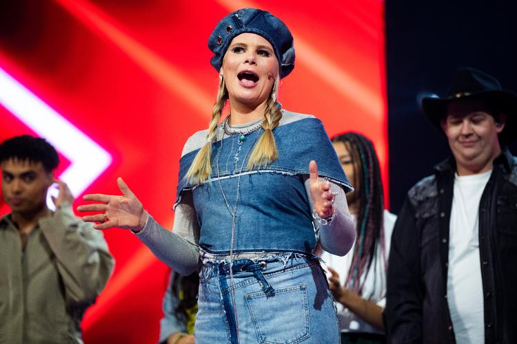 Sofie Lindes stemme er blevet hørt helt oppe i Norge.  Her er hun med i X Factor liveshow 2. Foto: Martin Sylvest/Ritzau Scanpix