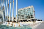 Havana-syndromet er opkaldt efter den amerikanske ambassade i Cubas hovedstad, der var den første, der oplevede ansatte, som blev syge med symptomer, der siden også blev konstateret hos andre ambassadeansatte verden over. Foto: Jens Kalaene/Ritzau Scanpix
