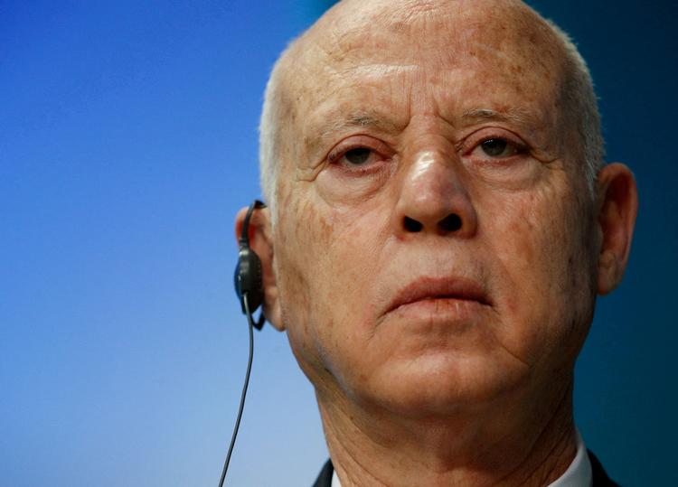 Tunesiens præsident Kais Saied. Foto: Johanna Geron/Ritzau Scanpix