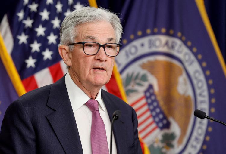 Chefen for den amerikanske centralbank, Jerome Powell, bliver nødt til at hæve rente yderligere, vurderer flere økonomer. Foto: Jonathan Ernst/Ritzau Scanpix