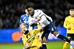 Yann Bisseck scorede til 2-0 for AGF.  Foto: Ernst van Norde/Ritzau Scanpix