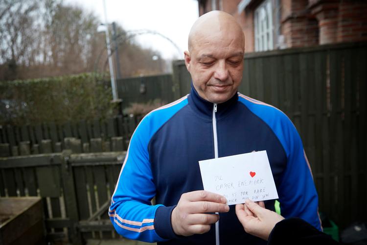 Næste stop er hos Casper Enemark i Københavns Sydhavn: »Det er godt, at der er flinke mennesker«, sagde han. Foto: Jens Dresling