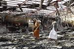 Bryllup i Yemen  - efter et saudiarabisk bombardement i jili 2015. Foto: Mohammed Huwais/Ritzau Scanpix