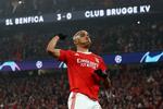 Med 4-0-målet på et straffespark har Joao Mario scoret i fem kampe i træk i mesterholdsturneringen som den første Benfica-spiller siden Eusebio i 1964. Foto: Pedro Nunes/Ritzau Scanpix