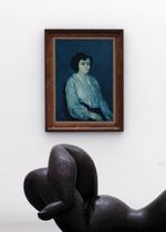 50 år efter malerens død er et af Pablo Picassos værker, portrættet af 'Madame Soler', havnet i en strid mellem arvinger og delstaten Bayern. Maleriet hænger normalt på museet Pinakotheken i München, men er for tiden stillet i depot på grund af striden. Foto: Gambarini Maurizio/Ritzau Scanpix