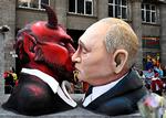 Tyskere protesterer mod Putin og krigen i Ukraine.  Foto: Stringer/Ritzau Scanpix