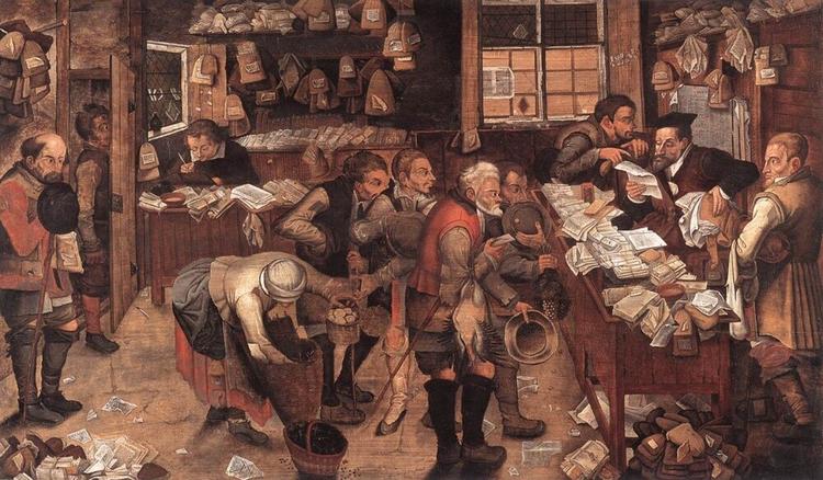 Peter Bruegel Den Yngres nyfundne maleri. Foto: AP Foto 