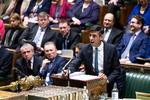 Onsdag præsenterede Rishi Sunak sin første finanslov som premierminister.  Foto: Uk Parliament/andy Bailey/Ritzau Scanpix