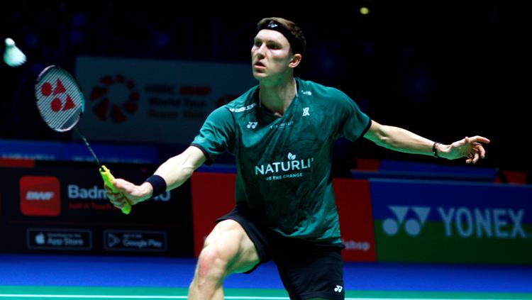 Badmintonstjernen Viktor Axelsen kunne ikke leve op til sin status som verdens bedste torsdag eftermiddag.  Foto: sportxpress/Ritzau Scanpix