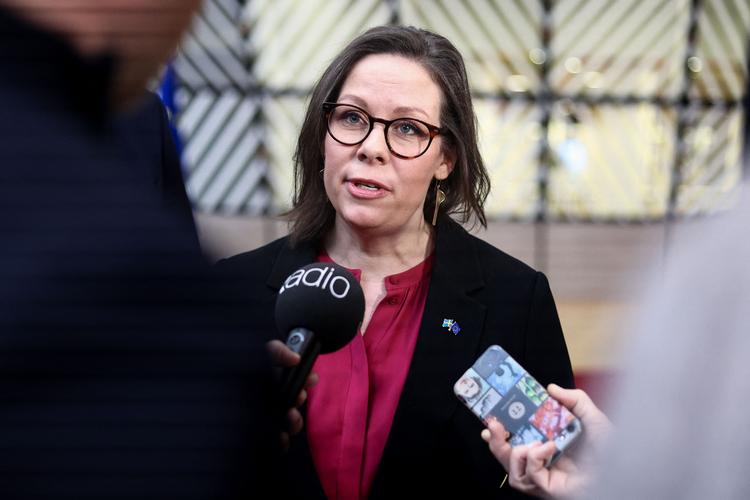 Sveriges migrationsminister Maria Malmer Stenergard betragter Sveriges tidligere udlændingepolitik under Fredrik Reinfeldt som naiv. Hun kommer fra det konservative parti Moderaterna.   Foto: Kenzo Tribouillard/Ritzau Scanpix