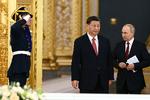 Der er tilsyneladende ganske god stemning mellem de to præsidenter fra Rusland og Kina, Vladimir Putin og Xi Jinping. Foto: Sputnik/Ritzau Scanpix
