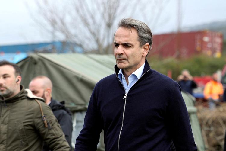 Den græske premierminister Kyriakos Mitsotakis. Foto: Alexandros Avramidis/Ritzau Scanpix