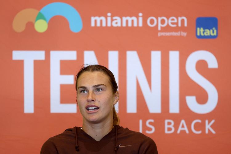 Den belarusiske tennisspiller Aryna Sabalenka. Foto: Matthew Stockman/Ritzau Scanpix